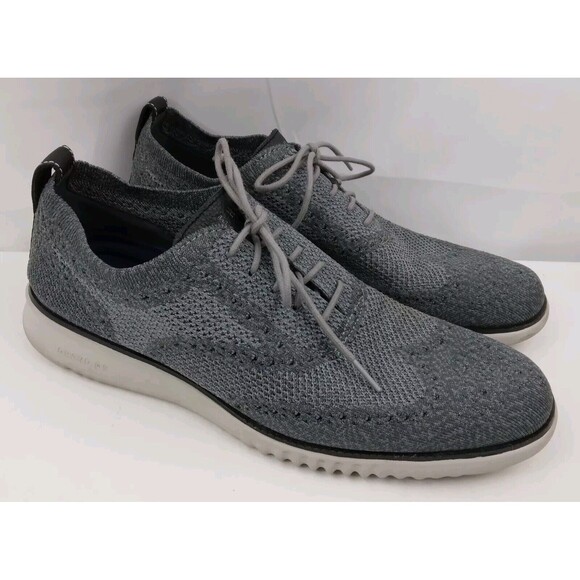 Cole Haan Other - Cole Haan 2.ZeroGrand Stitchlite Gray Wingtip Oxfords Mens Size 11 M